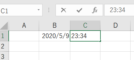 エクセル(Excel)でショートカットキーを用いて今日の日付と現在の時刻を入力する方法！