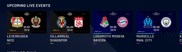 UEFA.tvでは、CLとELの試合を多くても1日2試合のライブ配信のみとなっています。