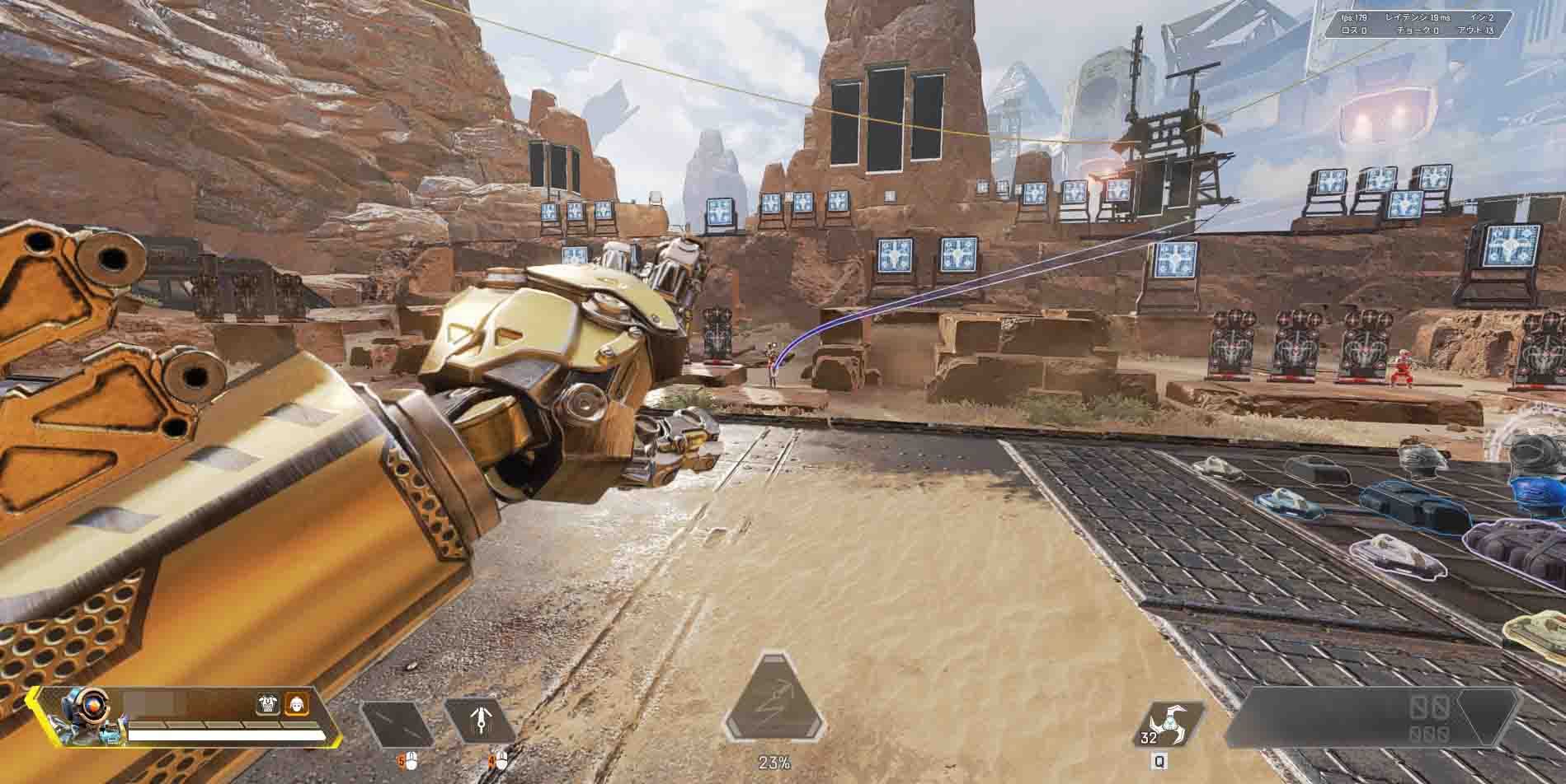 Apex Legends ヒューズでの投擲練習が無限にできる 射撃訓練場で携行できる投擲武器数を無限に増やす方法 ベポくまブログ