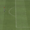 【FIFA 23】練習アリーナのプレイ視点を三人称視点からゲームプレイ視点（横画面）に変更する方法